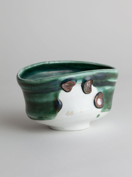 copper glaze chawan