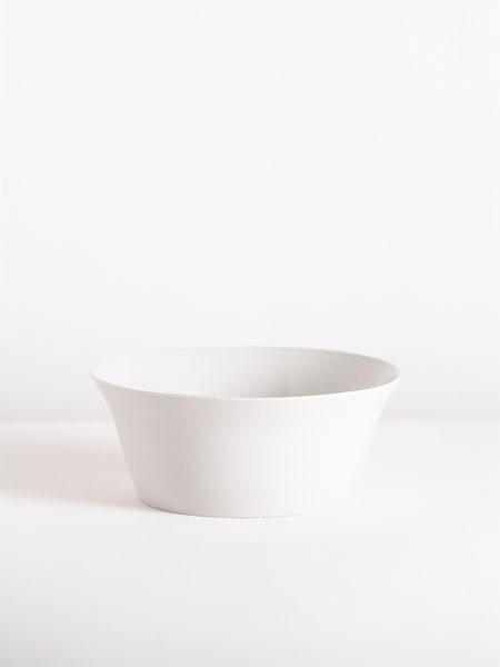 tall bowl with flat base
