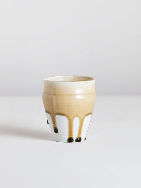 cup with ash glaze