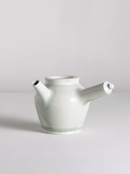 kyusu with celadon glaze