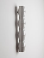 Brancusi pillar-style wall vase