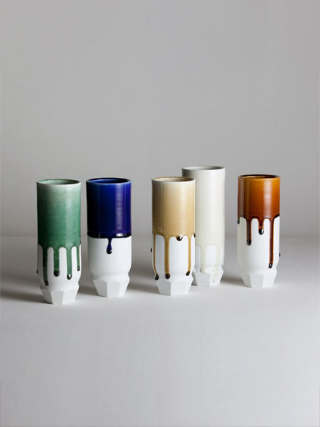 facet vases