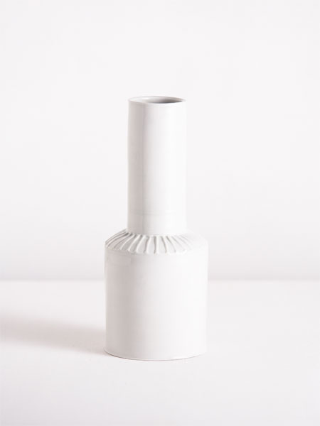vase with molded shoulder portion