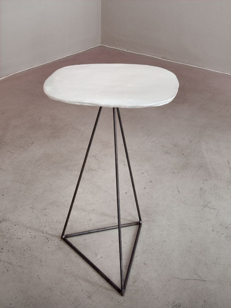 porcelain and steel table
