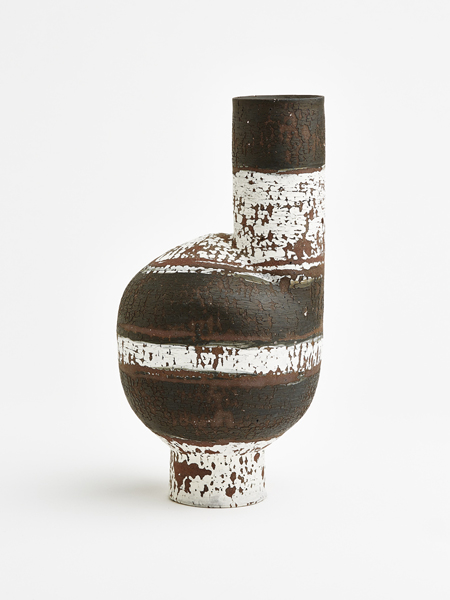 black and white wayward vase