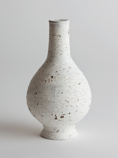 cracked slip vase