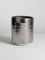 platinum vase with sand base